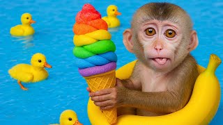 London Bridge is Falling Down | Baby Monkey Nursery Rhymes & Kids Songs