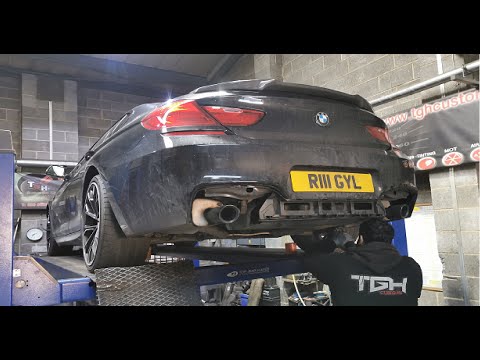 BMW 6 Series Gran Coupe : Custom Exhaust with Carbon tailpipes : BMW Carbon defuser 640i Gran Coupe