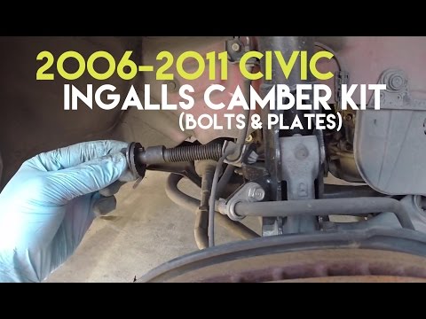 How to Install Ingalls Camber Kit Install (Bolts & Plates) | 2006-2011 Civic