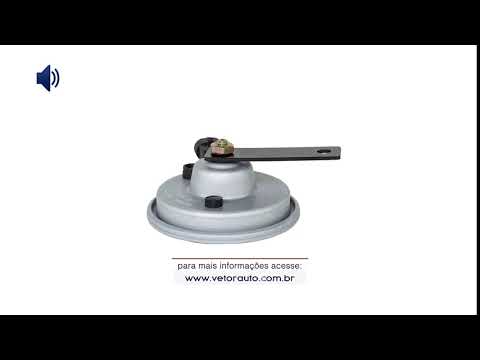 OUÇA O SOM DA BUZINA VT116 - BUZINA TIPO BI-BI ESPECIFICA MERCEDES BENZ : SPRINTER 12V