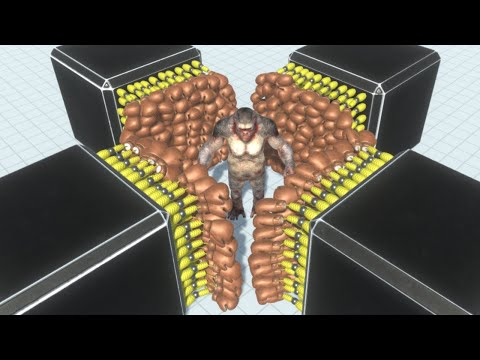 400 Boxing Gloves Circle vs ALL UNITS ARBS Animal Revolt Battle Simulator