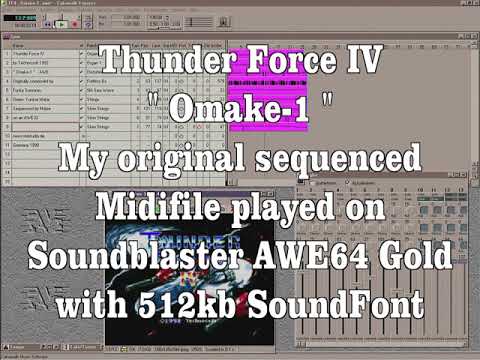Thunder Force IV "Omake-1" - Soundblaster AWE 32 Version