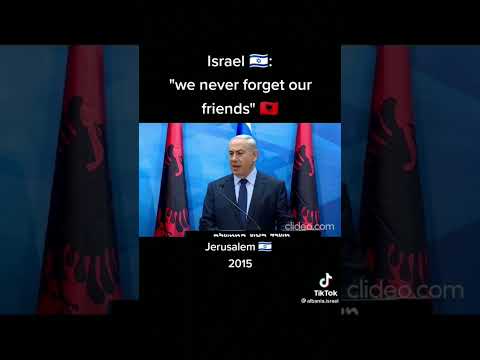 Israel never forget his friends. ALBANIANS