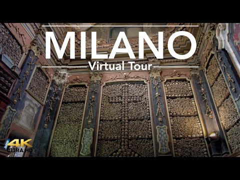 Milan, Italy Travel Vlog CREEPY BONE CHURCH | Santuario di San Bernardino alle Ossa Italy 4K