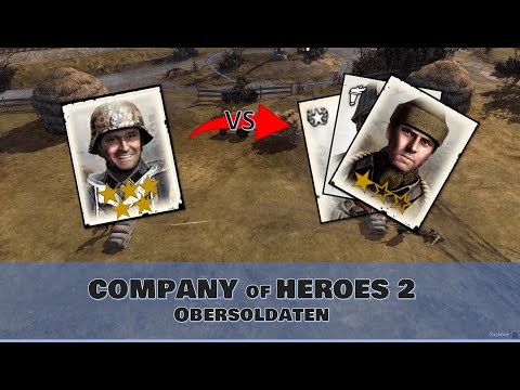 Company of heroes 2 | Obersoldaten Infrared STG44 vs MG34 upgrade