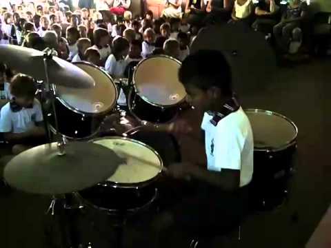 Crawford’s little drummer