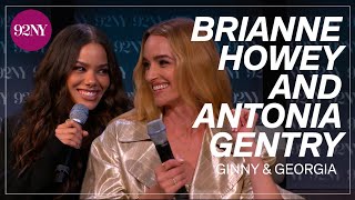Netflix’s Ginny & Georgia: Brianne Howey and Antonia Gentry with Samuel Maude