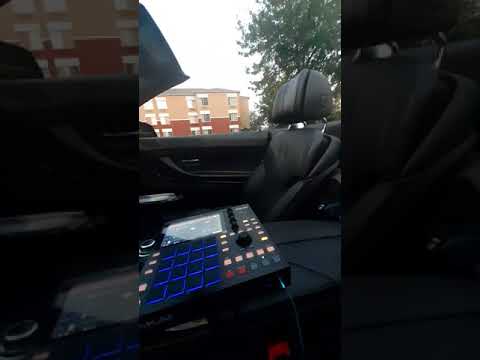 Having fun with Akai MPC One outside top down