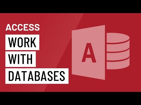 Access Working with Databases