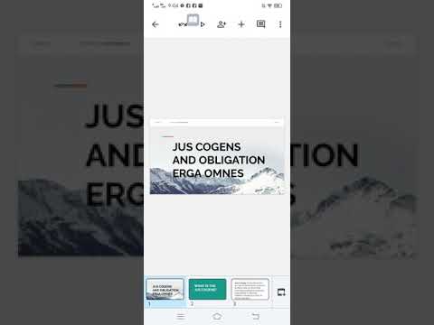 JUS COGENS OBLIGATION ERGA OMNES