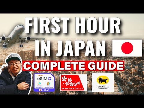 First Hour in Japan | Do THIS as SOON as You Land in Japan