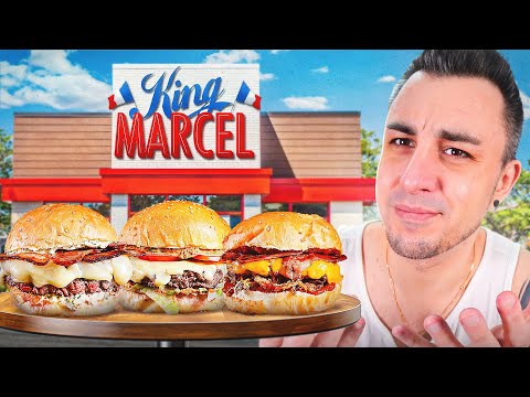 I'm testing KING MARCEL, the French burger!