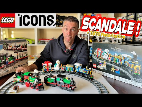 Vidéo LEGO Icons 10361 : Le train de Noël
