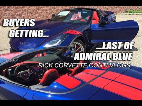 STARTING THE GOOD-BYES TO ADMIRAL BLUE CORVETTES - CANCELED COLOR Video