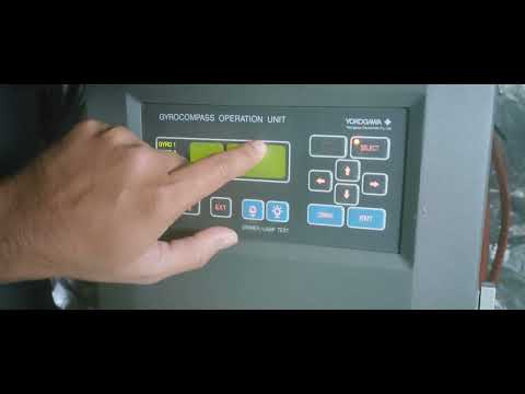 Gyro compass|The process of setting up a gyro on a ship|Navigation|Offshore DpvesselError correction