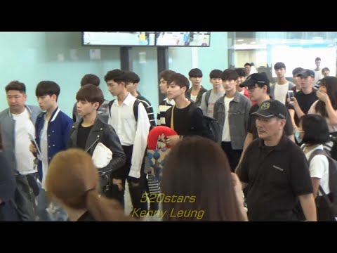 BOYS24 少年24/소년24 (Unit Yellow/Unit Sky) Hong Kong Airport Arrival 20160910