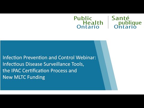 Infection Prevention and Control Webinar: Infectious Disease Surveillance Tools