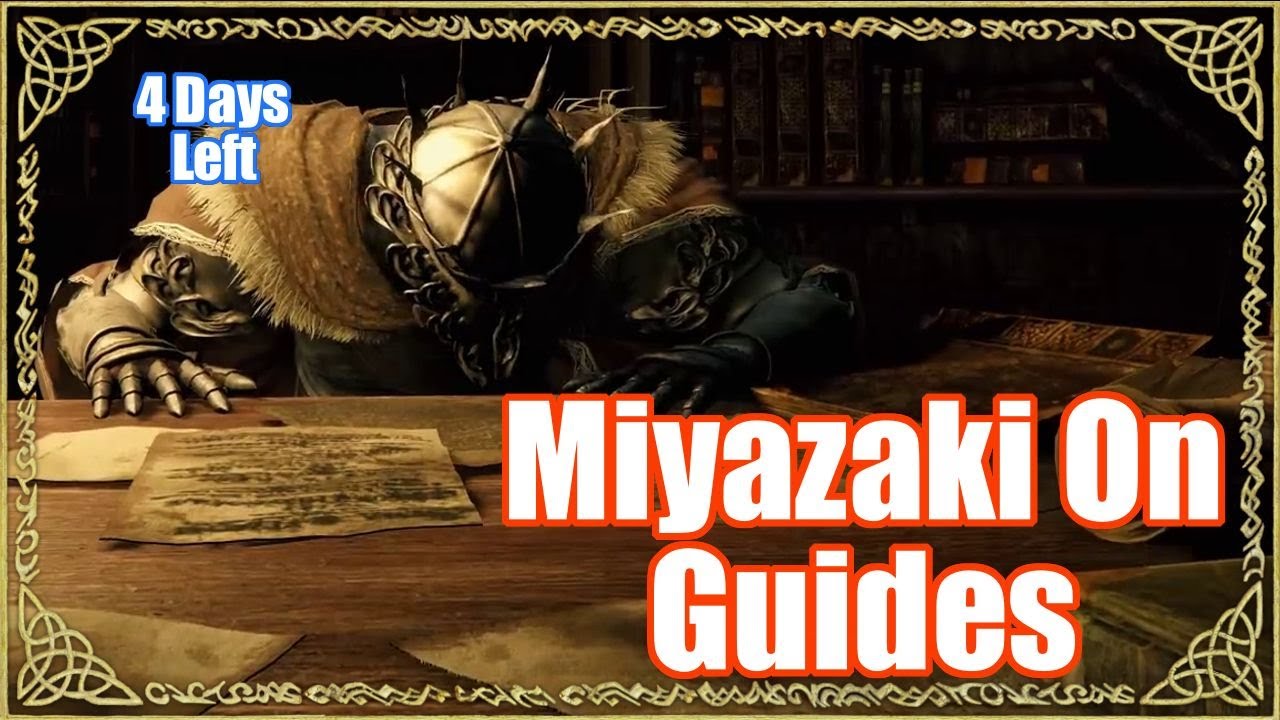 Miyazaki On Using Guides - Elden Ring