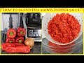 How to Blend Ewa Agoyin Pepper Sauce | Ewa Agoyin