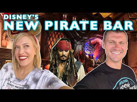 Is Disney World's New Lounge Worth The Hype?! | Beak and Barrel, Magic Kingdom, Pirates Bar