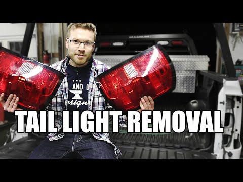 How to Remove 3rd Gen Chevy Silverado and GMC Sierra Tail Lights 2014 2015 2016 2017 2018
