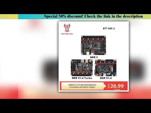 First Look BIGTREETECH SKR V1.4 Turbo BTT SKR 3 Motherboard 3D Printer Parts MKS GEN TMC2209 TMC2208