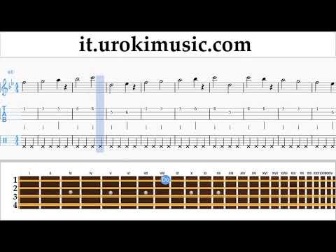 Corso di Mandolino Major Lazer & DJ Snake - Lean On Tablature Tab Parte#1 Esercita um-i276