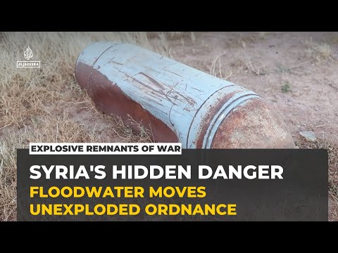 Syria floods uncover unexploded ordnance in Deir Az Zor region
