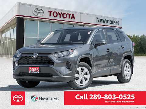 2025 Toyota RAV4 LE AWD in Gray for sale at Newmarket Toyota in Newmarket, ON