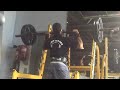 225LBS Strict Over Head Press ~ No Knee Bending~ No pushing