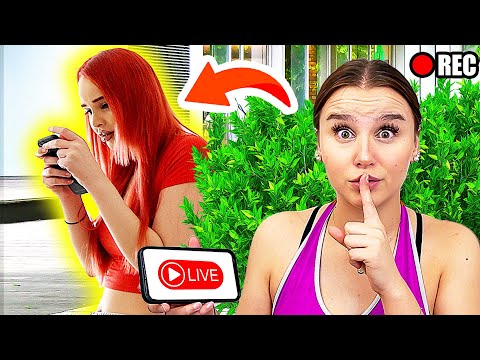 Schwester heimlich VERFOLGEN & BEOBACHTEN 🤫🏡 (Date mit Crush) - Celina