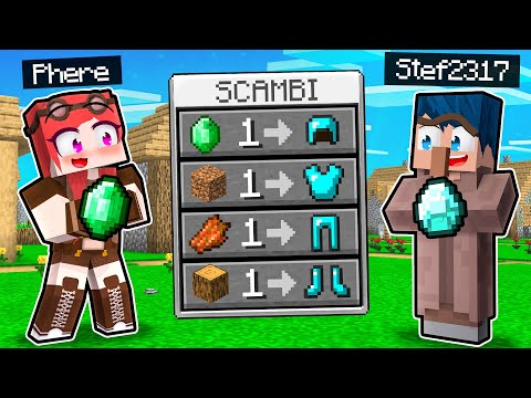 MI TRASFORMO IN VILLAGER PER AIUTARE PHERE SU MINECRAFT!