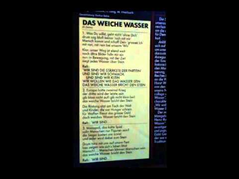 Parteilied "Das weiche Wasser" SPD