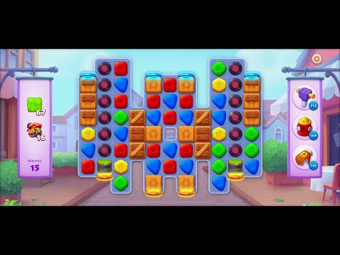 TOWNSHIP   Colorful Puzzle  Match -3  game level # 2085