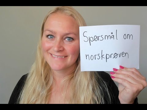 Video 1057 Spørsmål om norskprøven
