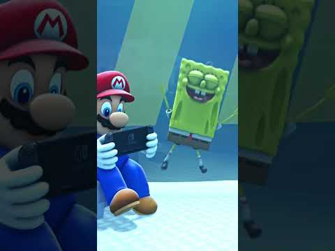 SpongeBob Scares Mario [SFM Fails]
