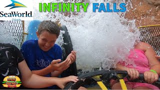 Seaworld Orlando Final Day VLOG 2022! Soaked on Infinity Falls, Ice Breaker 1st time and Manta!