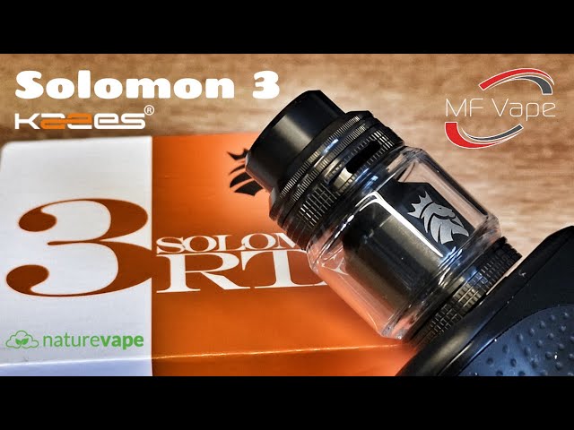 Kaees Solomon 3 RTA - Review, Rebuild & Wick