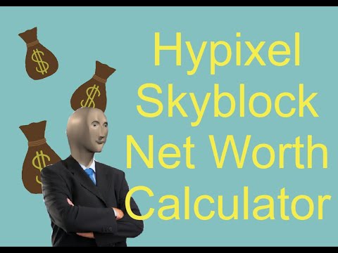 Skyblock Net Worth Bot
