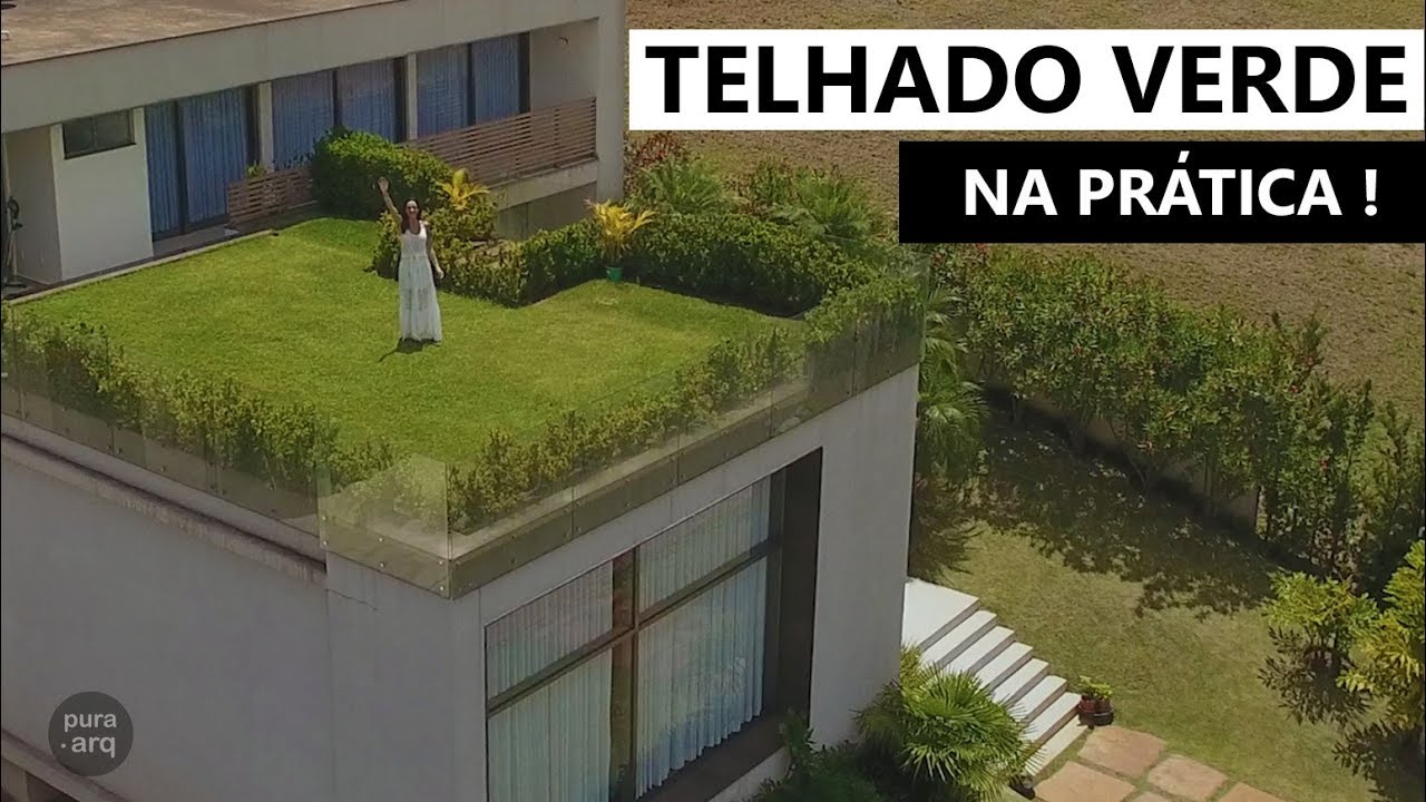 Telhado verde sem medo de ser feliz.