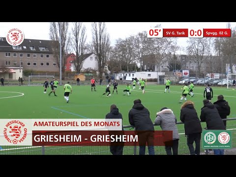 Amateurspiel des Monats | Dezember 2019 | SV Griesheim Tarik vs. SpVgg 02 Griesheim