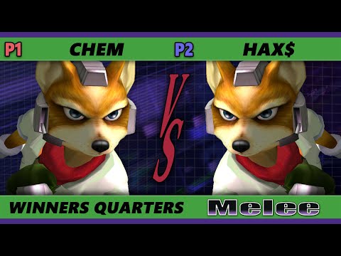 S@X 391 Online Winners Quarters - Chem (Fox) Vs. Hax$ (Fox) Smash Melee - SSBM