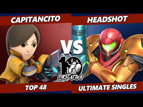 First Attack 2022  - Capitancito (Mii Gunner) Vs. Headshot (Samus) Smash Ultimate Tournament