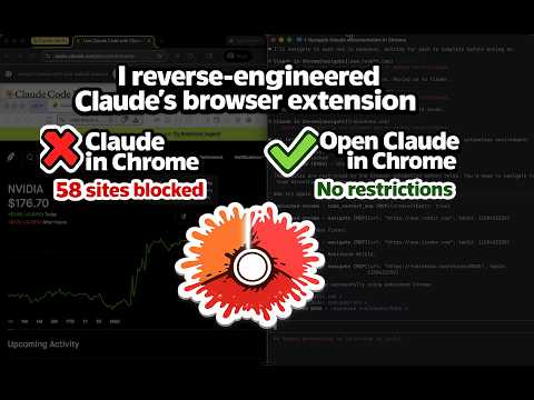 Open Claude in Chrome 소개 영상