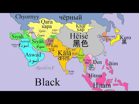 Colors | Asian Languages Comparison