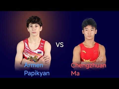 CHENGZHUAN MA (CHN) - ARMEN PAPIKYAN (ARM) U27 WORLD CHAMPIONSHIP, QUALIFICATION FS 55KG