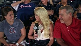WSH@ATL: Swanson's family members on debut, emotions