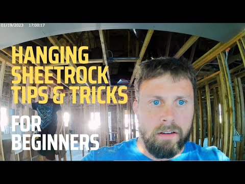 How to hang Sheetrock