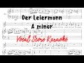 Der Leiermann Vocal Score Karaoke Winterreise Schubert