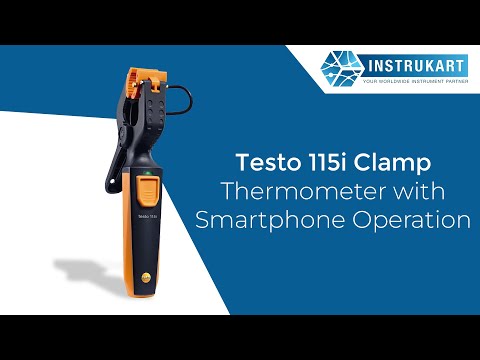 Testo 115i - clamp thermometer operated via smartphone